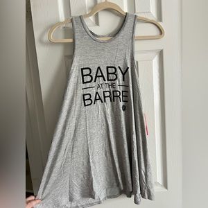Pure Barre “Baby at the Barre” tank